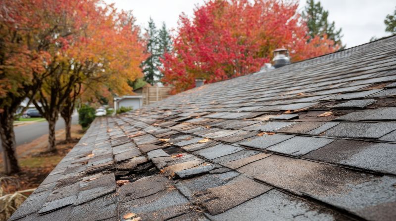 Hail Damage Roof Repair detail
